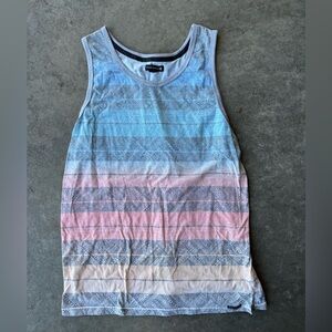 Ocean Current Pastel Striped Tank Top